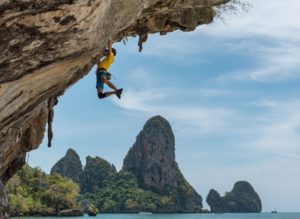 Rock Climbing On Railay Beach